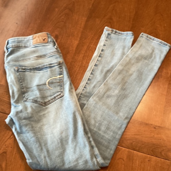 AMERICAN EAGLE Stretch Denim Jegging - size womens 2 regular - Picture 9 of 16